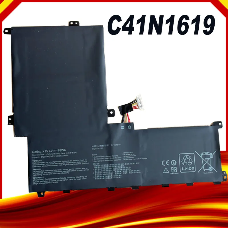 C41N1619 Reemplazo de batería de computadora portátil para ASUS Pro B9440 B9440UA B9440UA-XS74 B9440UA-XS51 B9440UA7200 B9440UA7500 15.4V 48Wh