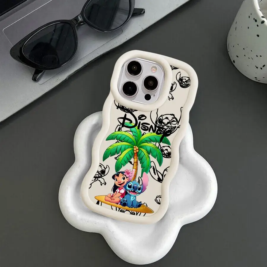 Disney Stitch Case for iPhone XR 14 17 Air 8 11 12 16 Pro Max 13 15 Plus Soft Phone Cover - imagen 4