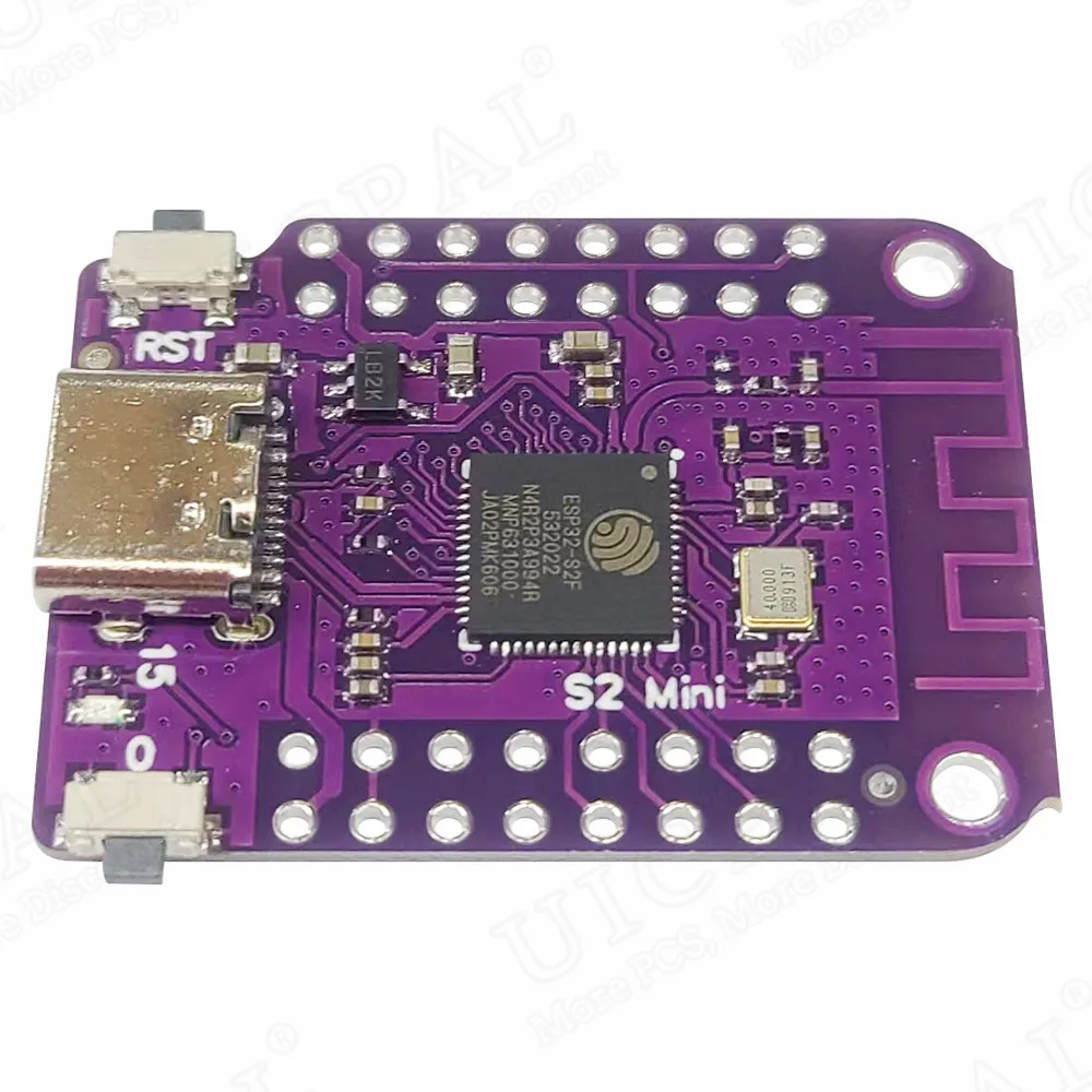 ESP32 S2 MINI módulo WIFI 2,4G para placa de desarrollo IoT 4MB Flash 32PIN USB tipo C 2MB PSRAM ESP32-S2 - imagen 5
