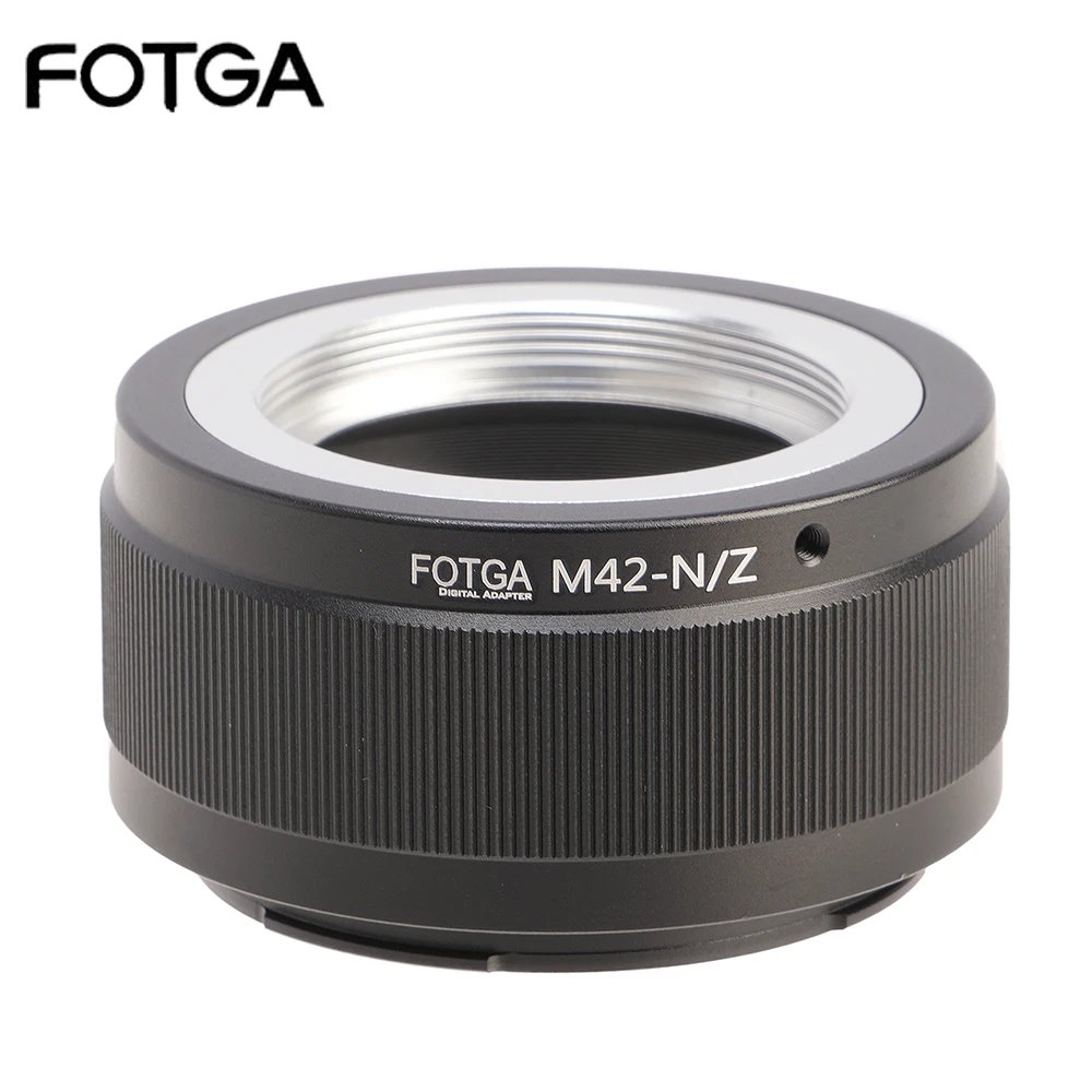 Anillo adaptador FOTGA para lente M42 a cámaras Nikon Z5 Z6 Z7 Z50 Z7II Z6II Z, adaptador de objetivo, lente de seguridad de cámara de tamaño completo - imagen 2