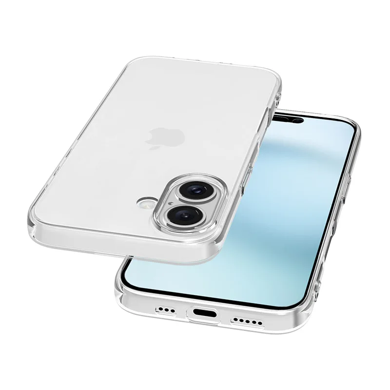 Funda de teléfono suave de silicona ultrafina TPU para iPhone 17 Pro Max carcasa delgada transparente para Apple 17 Air 17ProMax 17Air a prueba de golpes - imagen 2