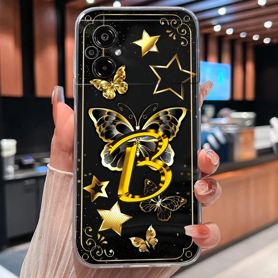 Para Xiaomi Poco M5 M5S funda de teléfono bonitas flores letras suave TPU silicona ligera funda protectora para Poco M 5 carcasa transparente - imagen 4