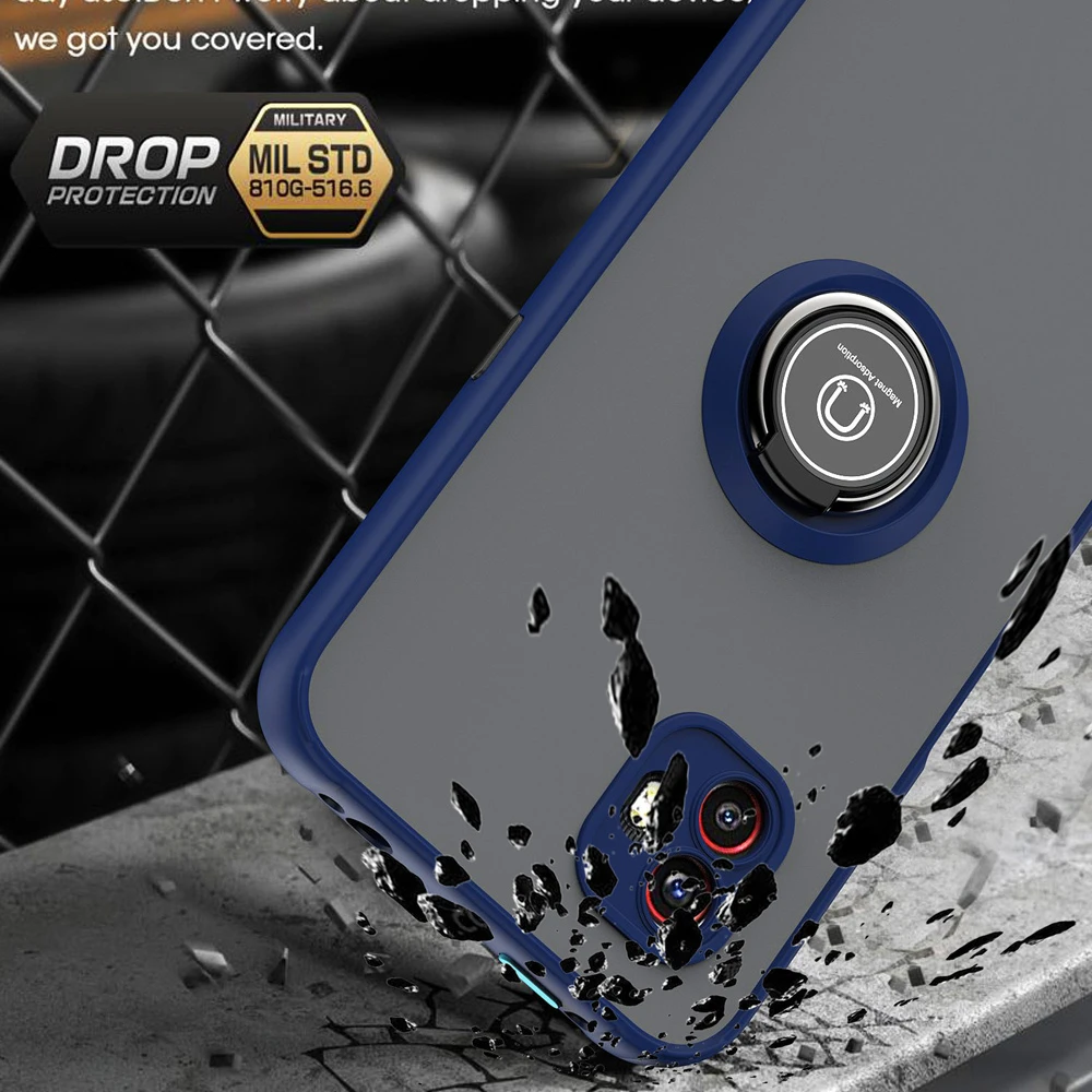 Armadura mate funda para Samsung Galaxy Xcover 7 Xocver 6 Pro cubierta anillo soporte magnético soporte a prueba de golpes Coque Fundas - imagen 5