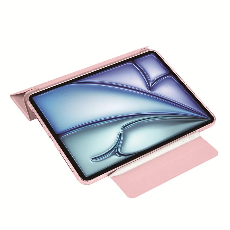 Funda para iPad Air 11, Funda inteligente de cuero acrílica transparente, Funda magnética dura para Coque iPad Air 5 4 Air 11 M2 M3 - imagen 5