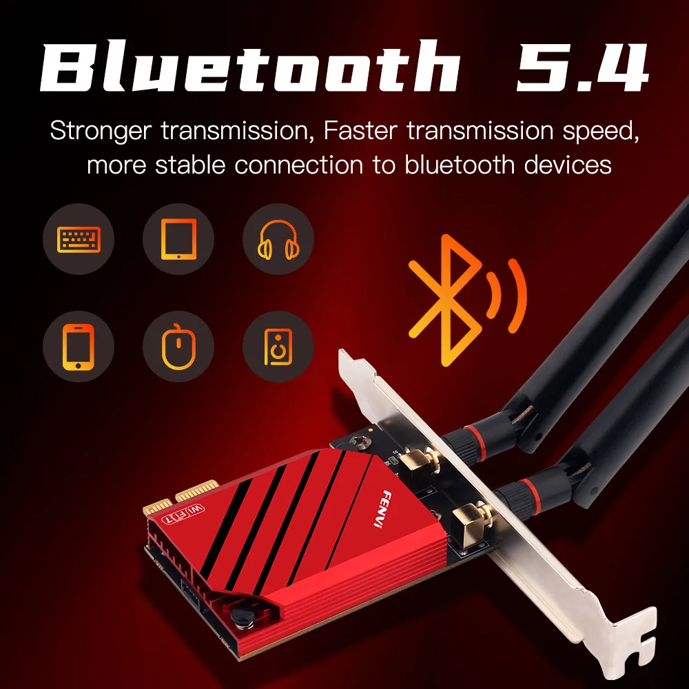 Fenvi FV-BE8800 PCIe WiFi 7 + Bluetooth 5.4 Dual Band - imagen 3