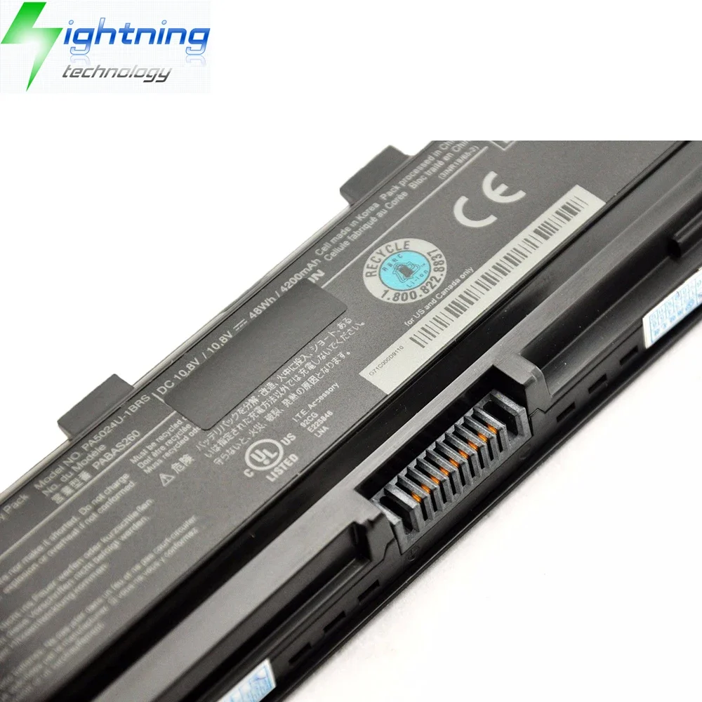 Nuevo Original y genuino PA5109U-1BRS 10,8 V 48Wh batería de ordenador portátil para Toshiba Satellite C50 C55 L70 S70 - imagen 4