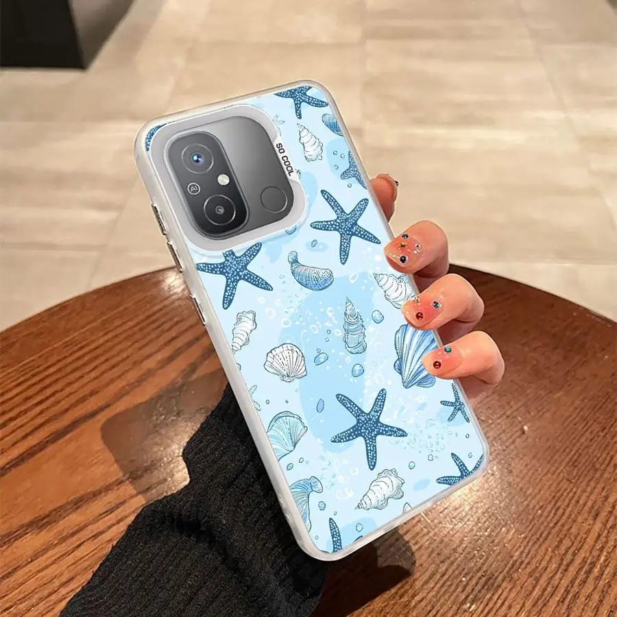 Funda de organismo marino para Xiaomi Redmi 14C 12C 9C A1 A2 Plus 10C K60 13C 9T A5, funda trasera para teléfono - imagen 2