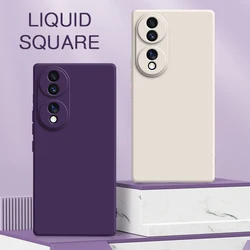 Funda de silicona líquida antigolpes para Honor 50/60/70 Pro, Plus y SE
