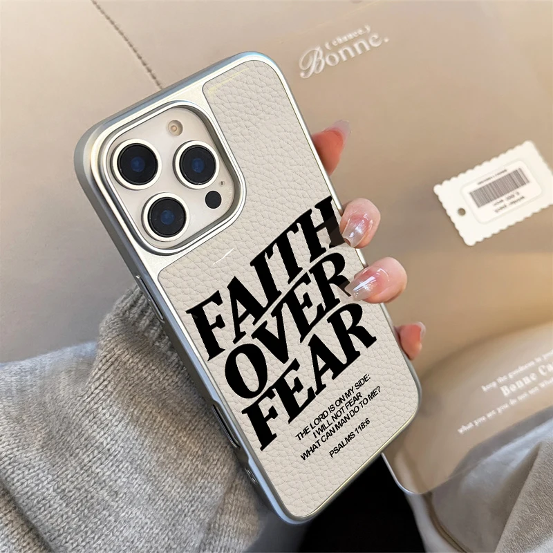 Funda de teléfono ins con textura de cuero y patrón de cuadros azules para iPhone11/12/13/14/15/16/60 Pro Max AIR PLUS - imagen 2