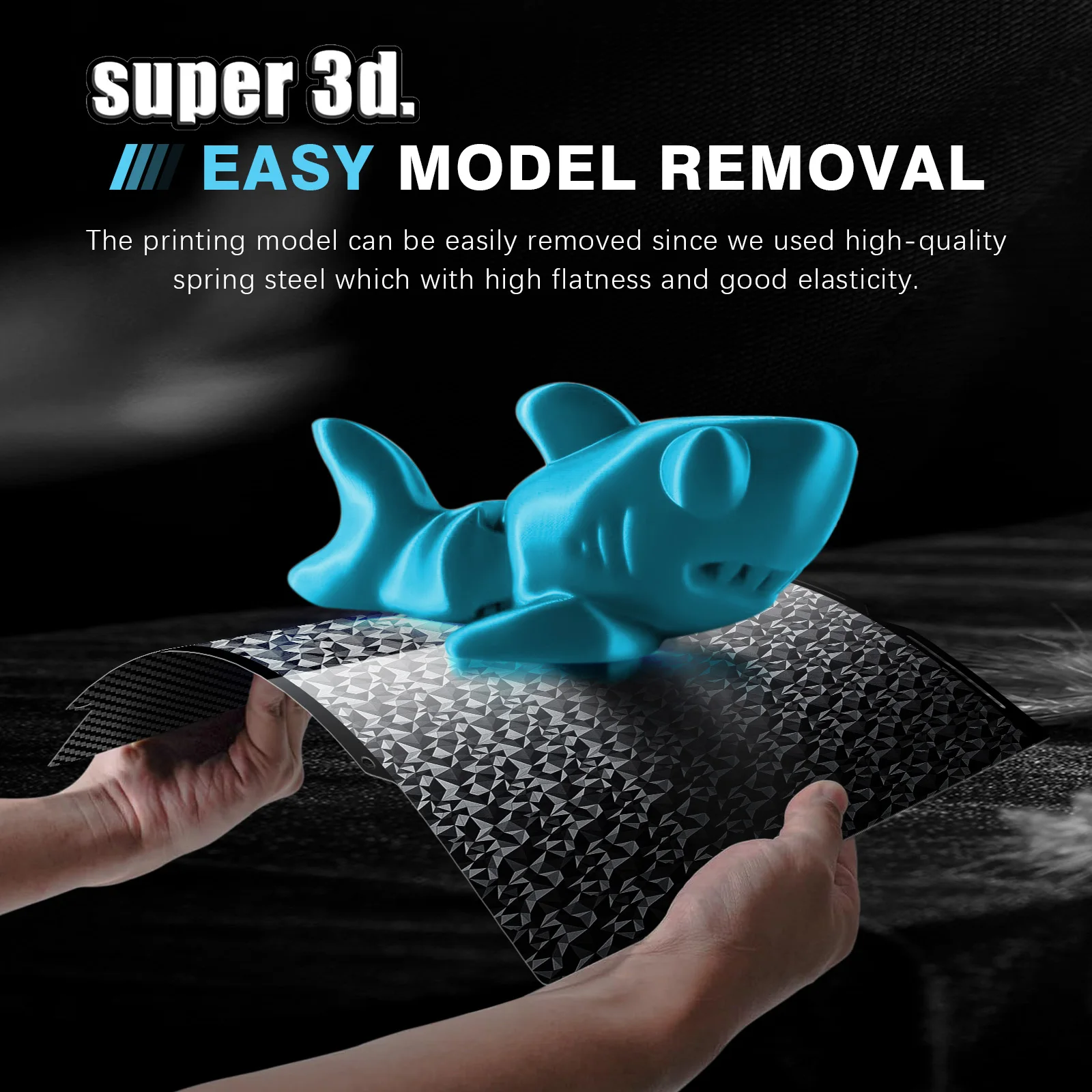 Para Snapmaker U1 placa de construcción PEO hoja de PET 276x293mm plataforma de cama de impresión suave de doble cara para accesorios Snapmaker U1 - imagen 3