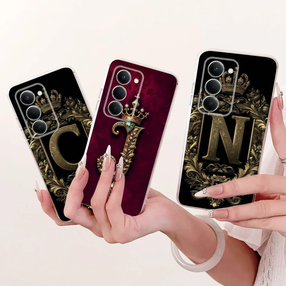 Para Xiaomi Redmi 15 2025 Funda de lujo letras Retro suave delgada silicona TPU contraportada para Xiomi Redmi 15 Funda Redmi15 Funda de teléfono