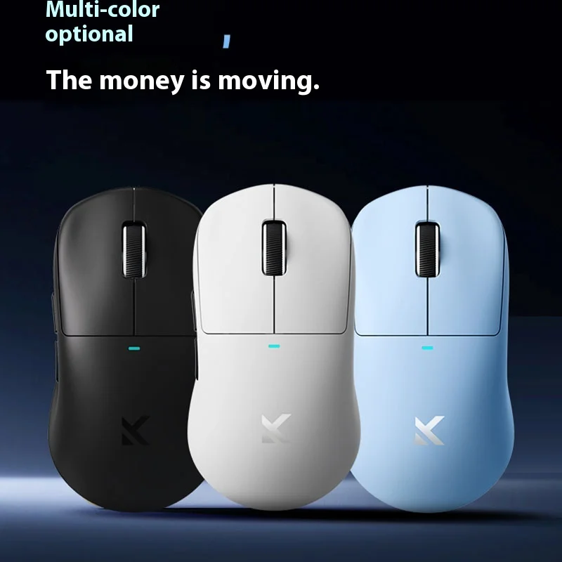 Ratón Mchose M7 Ultra 8K, ratón inalámbrico para juegos Paw3950, 3 modos, ligero, de baja latencia, accesorios para ordenador portátil personalizados - imagen 3