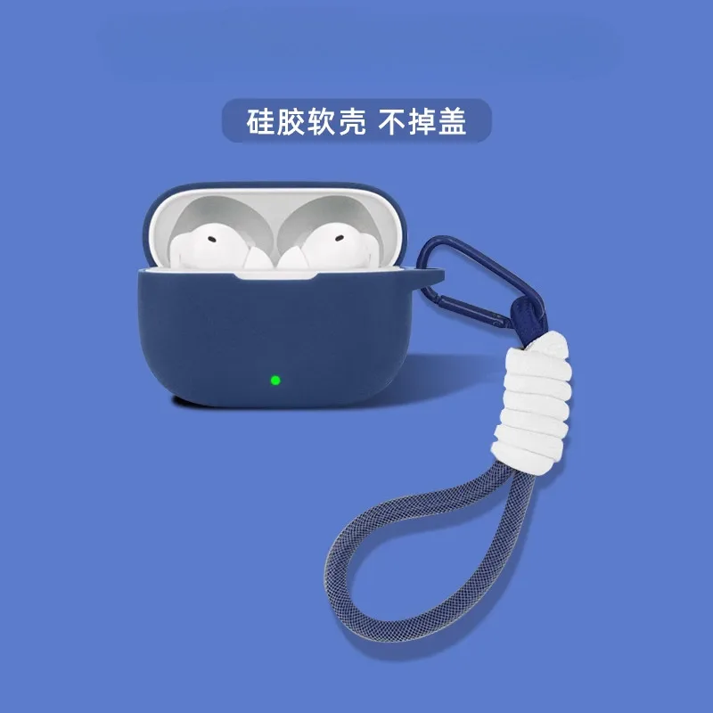 Para Realme Buds T200 Lite funda de silicona suave cordón colgante Realme Buds T200 Lite funda protectora a prueba de golpes - imagen 3