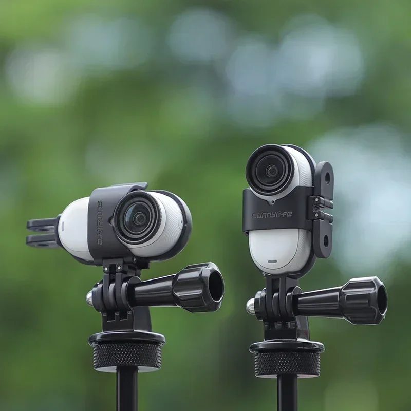 Marco plegable para cámara de pulgar, adaptador de montaje de extensión de borde protector de disparo Vertical Horizontal para accesorios Insta360 Go3/3S - imagen 5