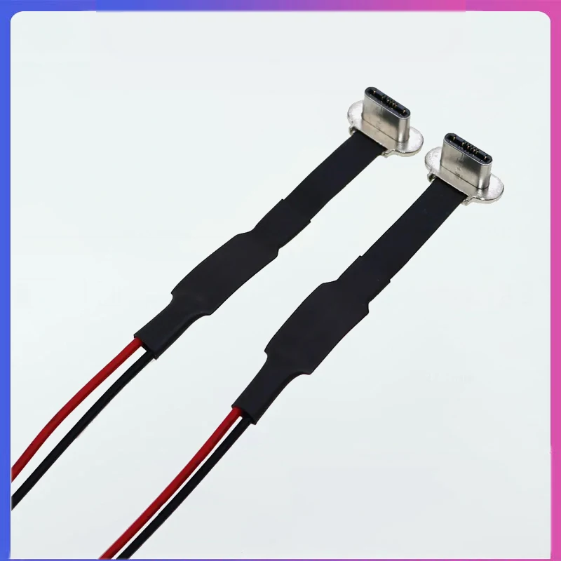 Cltgxdd Tipo-C 2Pin Drahtlose Lade FPC EK Schweißen Draht Flach Kabel Mроnlich Kabel Lade Adaptador Draht Verlängerungwia Telefon - imagen 2