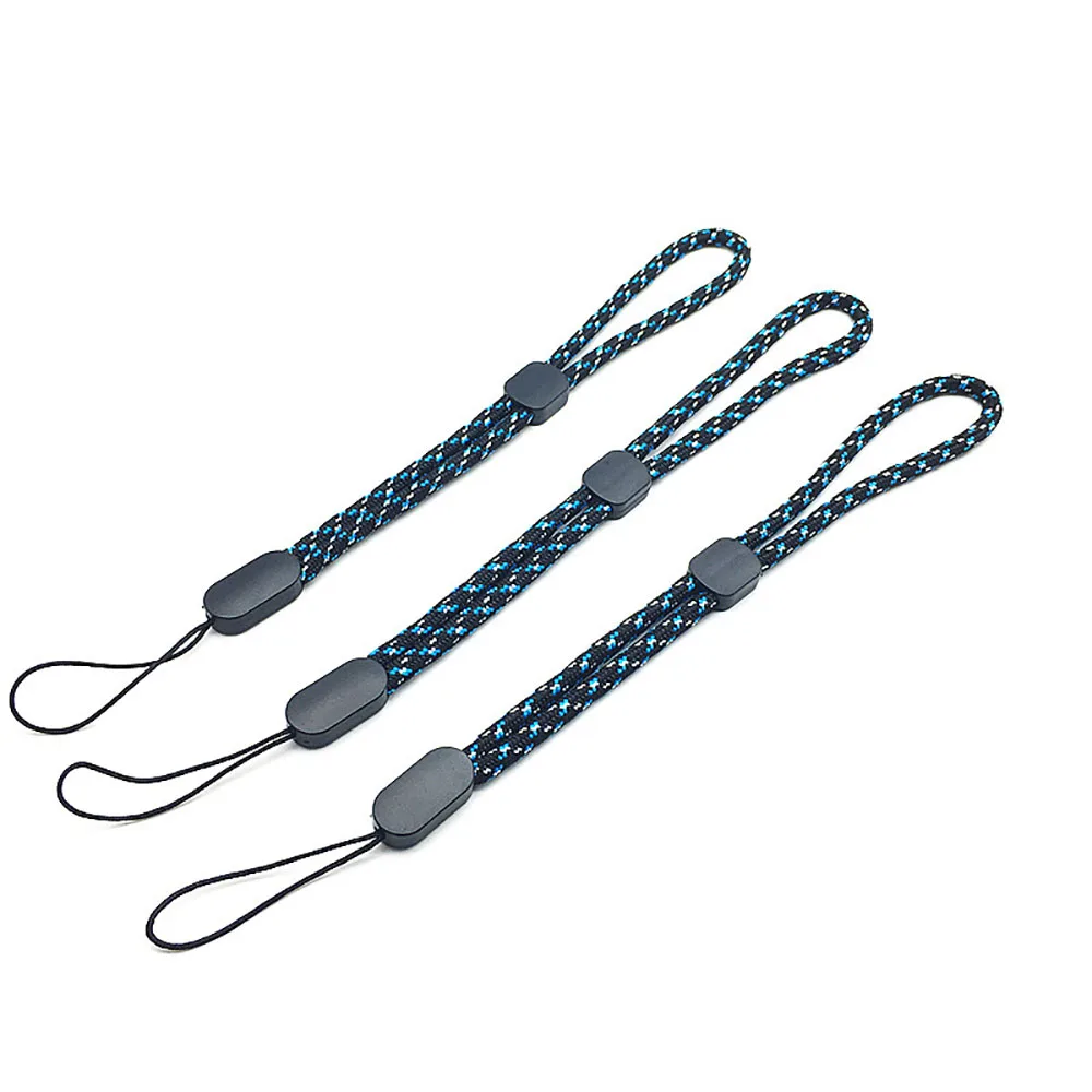 1 Uds. Cordón de teléfono trenzado largo y corto, collar, correa de muñeca para Iphone, Huawei, Redmi, Xiaomi, Samsung, cámara, GoPro, soportes de cuerda - imagen 2