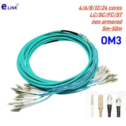 Latiguillo Fibra Óptica OM3 Multimodo Conectores LC-LC Duplex