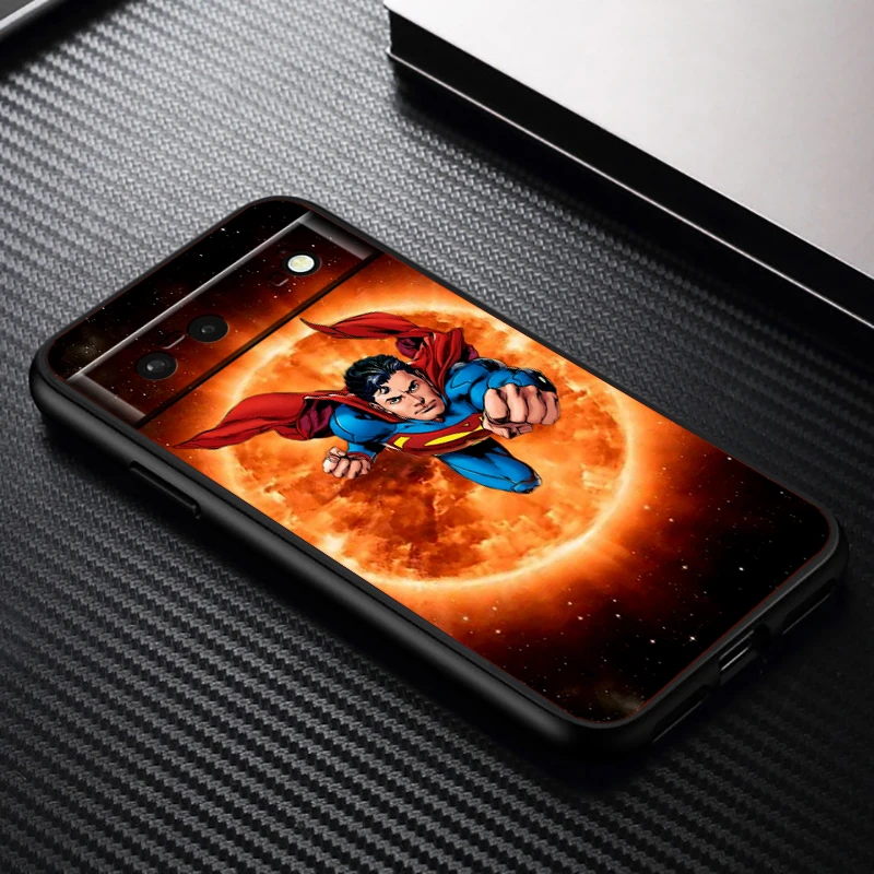 S-supermans-funda de teléfono suave de silicona negra a prueba de golpes, arte Popular, genial para Google Pixel 9, 8, 7A, 7, 6A, 6, 5A, 5, 4, 4A, XL, 5G - imagen 4