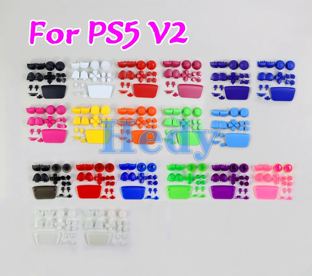 1 Juego para controlador PS5 L1 R1 L2 R2 Kit de botones D-pad botón tapa de palanca de mando reemplazo para PS5 V2 V2.0 BDM-020 Gamepad - imagen 2