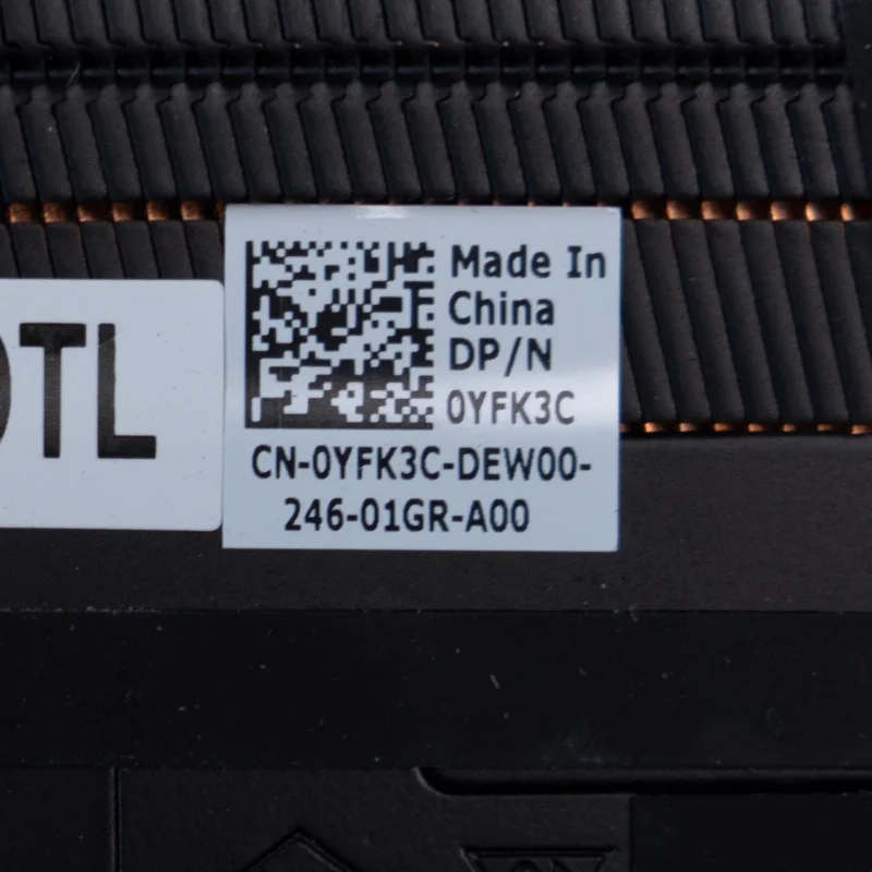 Nuevo ventilador de refrigeración ORIGINAL para CPU de ordenador portátil con disipador de calor para Dell Latitude 9520 E9520 0YFK3C - imagen 3