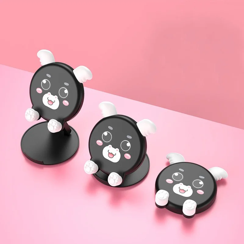 Soporte plegable para teléfono móvil, accesorio de escritorio, ajustable, Universal, bonito Tigre - imagen 5