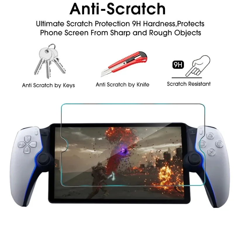 Vidrio templado para Sony PlayStation Portal Protector de pantalla películas protectoras transparentes antiarañazos para PlayStation PS5 Portal - imagen 3