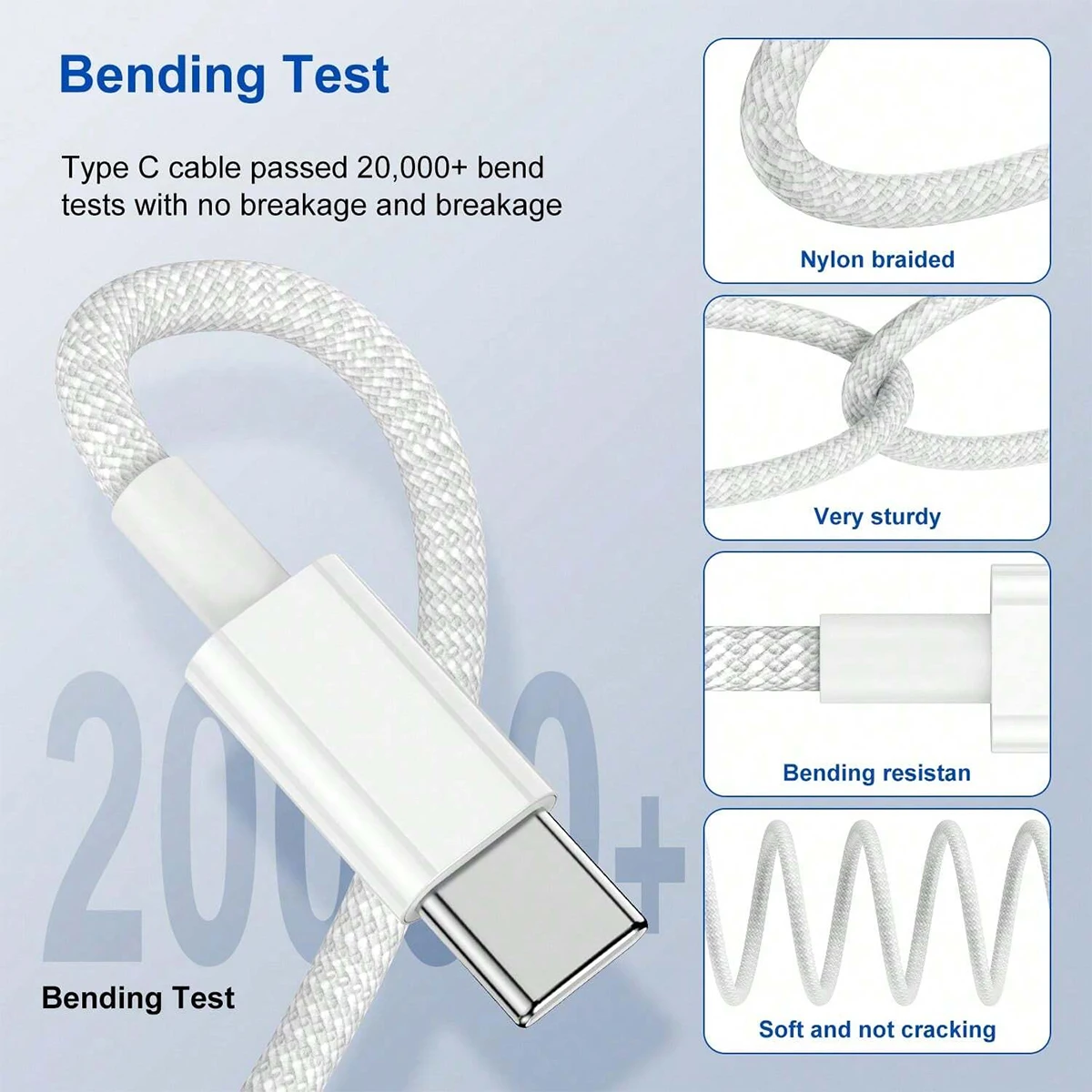 Cargador rápido USB-C PD de 35W para iPhone 16 Pro Max 15 Plus Samsung Moto Pixel Huawei Honor realme Cable de carga rápida Dual tipo C - imagen 4