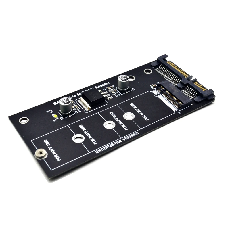 Convertidor M.2 B-Key a SATA, adaptador M2 SSD, adaptador M2 SATA SATA a SATA3.0, tarjeta de expansión M2 a SATA, soporte elevador 30/42/60/80mm - imagen 2