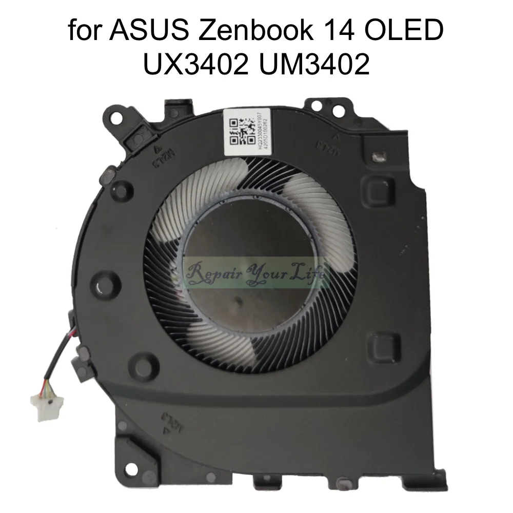 Ventilador de refrigeración de CPU para ASUS Zenbook 14 OLED, UX3402, UM3402, UX3402Z, UX3402V, UX3402Y, UM3402Z, UM3402YA, BN7506S2H-000P, HQ2330045Y007, nuevo - imagen 2