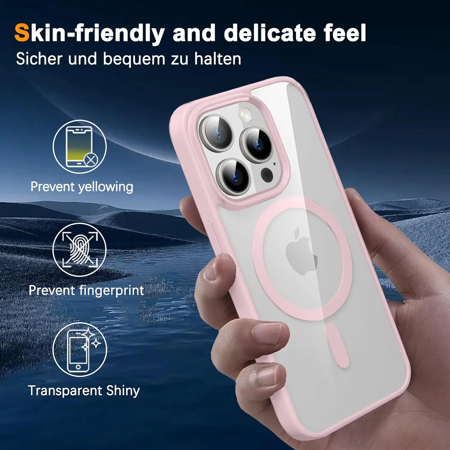 Funda no amarillenta para Magsafe Mag Safe iPhone 15 Pro Max 14 Plus 13 Mini 12 11 X XS XR SE 2022 2020 8 accesorios de cubierta de teléfono - imagen 3