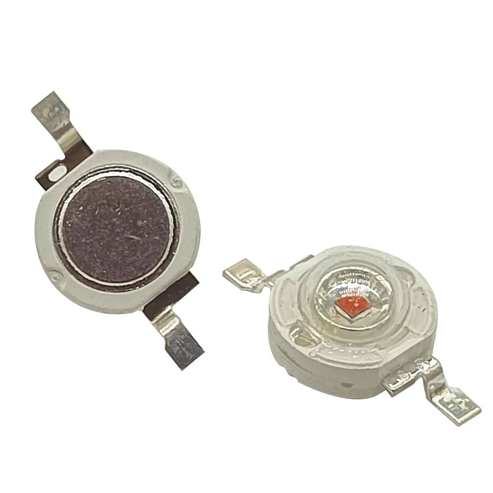 50 UDS-100 Uds 3W Chip LED de alta potencia amarillo 590-595nm ámbar 595-600nm naranja 600-605nm DC2.2-2.6V para semáforo de emergencia - imagen 3