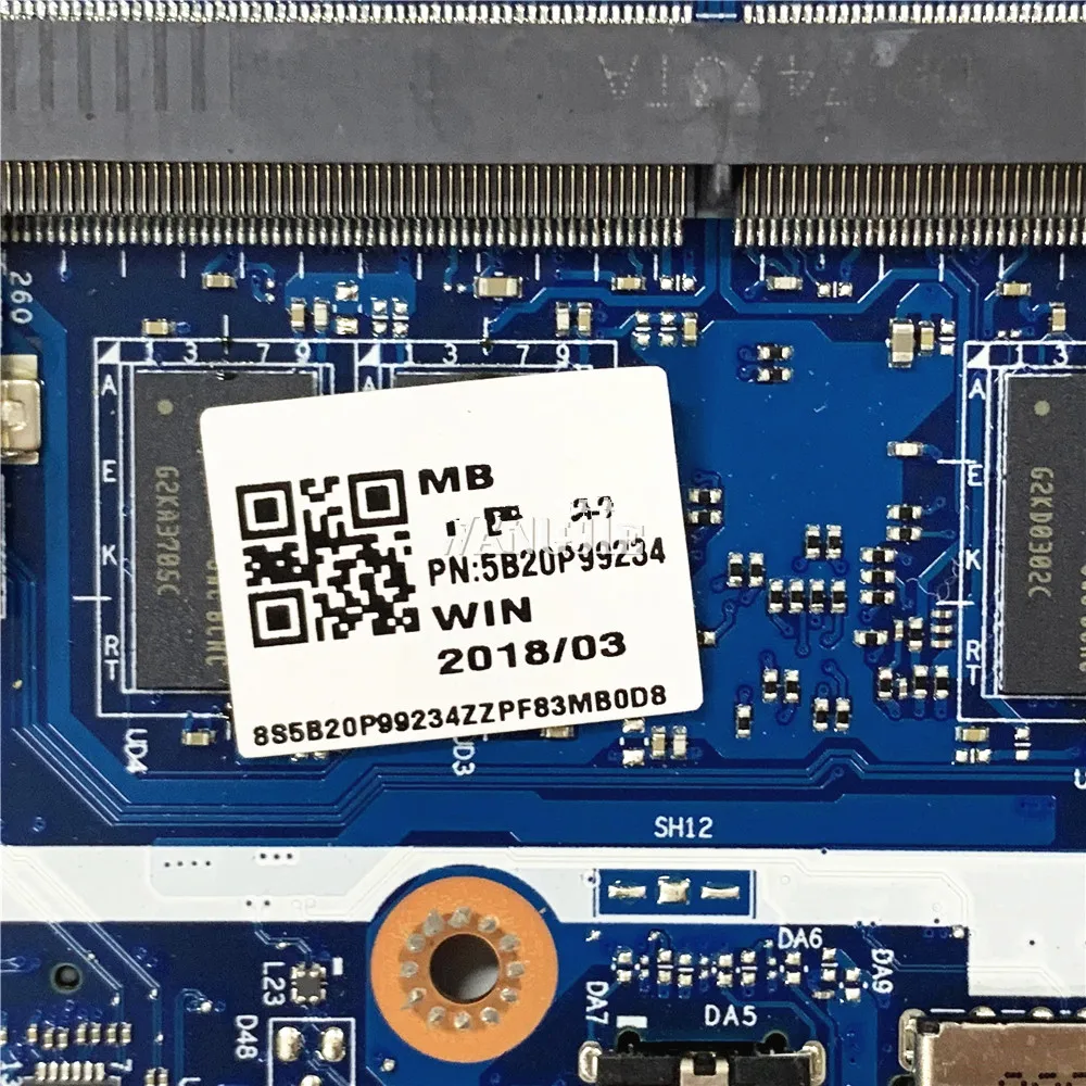 Para Lenovo Ideapad 330-15IKB 330-17IKB placa base para ordenador portátil 5B20P99234 NM-B451 con CPU de I5-8250U 4GB RAM DDR4 MB 100% en funcionamiento - imagen 3
