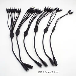 Cable Divisor DC 12 V 5,5 x 2,1 mm para CCTV y LED