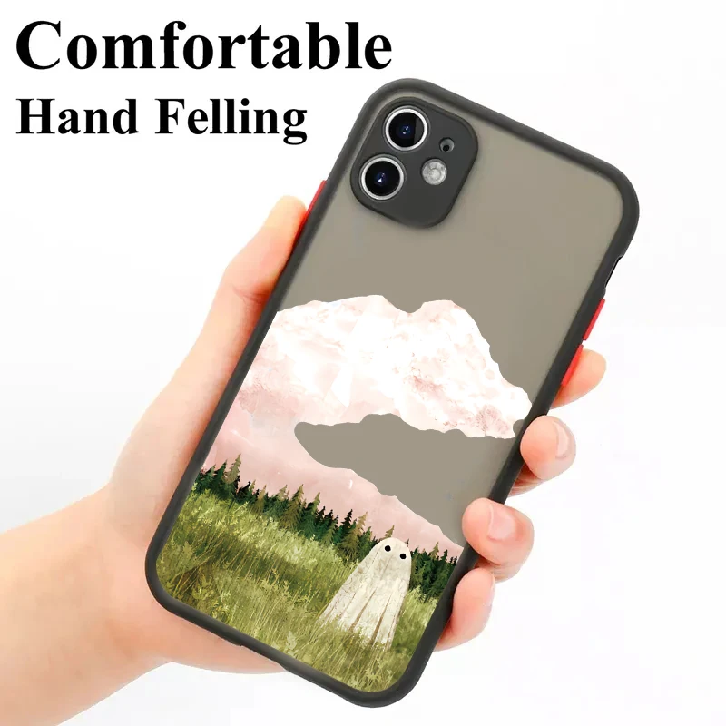 Bonita funda de teléfono fantasma para Xiaomi Redmi Note 12 11 13 Pro Plus 12S 11S 10S 10 Redmi 13C 12 4G 5G, funda trasera a prueba de golpes - imagen 3