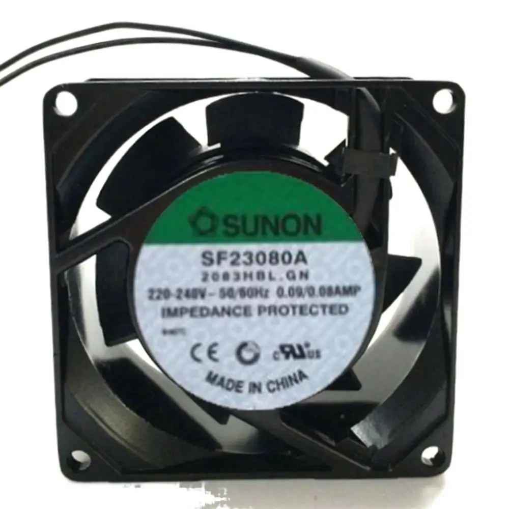 Para Sunon SF23080A 2083HSL.GN 2083HBL.GN220V 8cm8038 marco de aluminio ventilador de refrigeración 1 orden - imagen 2