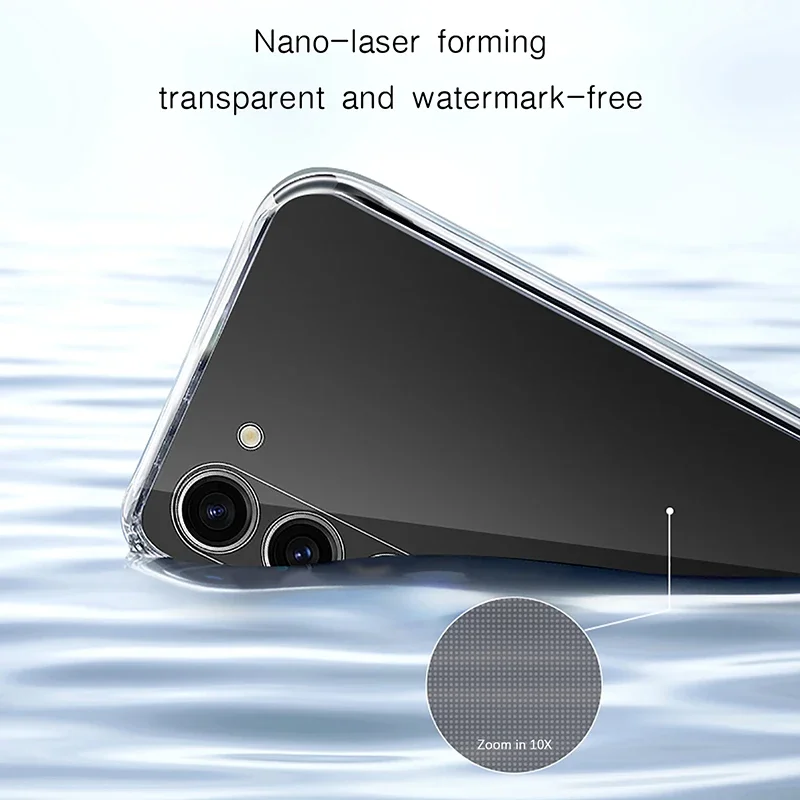 2023 funda de teléfono transparente HD ultrafina para Samsung Galaxy A04 A14 A24 A34 A54 A04s A04e Core bolsas de cubierta de cristal transparente de TPU suave - imagen 3