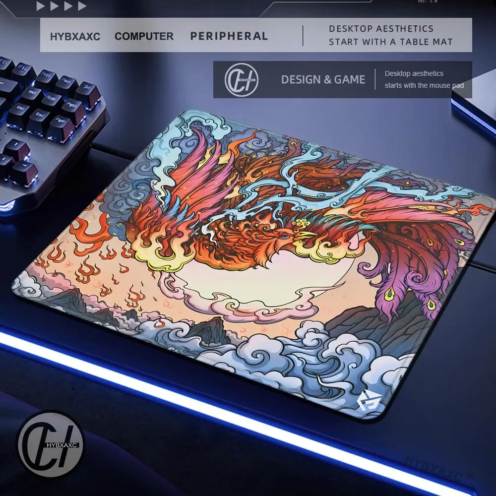 Alfombrilla de ratón de juego GD1 KaitianLi Zhuque, alfombrilla pequeña para ratón, teclado de ordenador de escritorio, ratón inalámbrico, regalo para niños y niñas, juegos