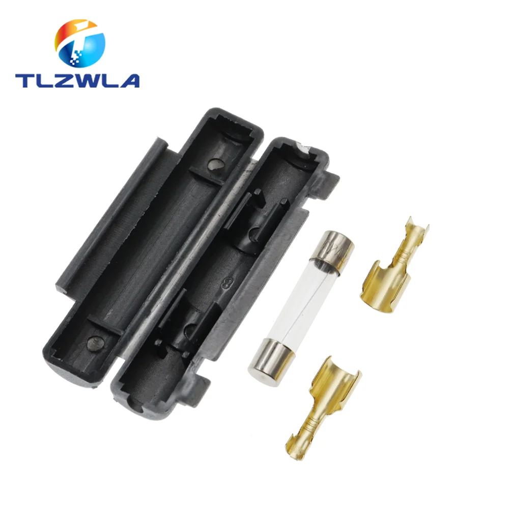 Juego de portafusibles de vidrio, carcasa abatible de 6x30MM, 250V, 0.25A, 0.5A, 1A, 1.5A, 2A, 3A, 3.15A, 4-30A, 6x30MM, color negro/blanco, 5 unidades - imagen 3