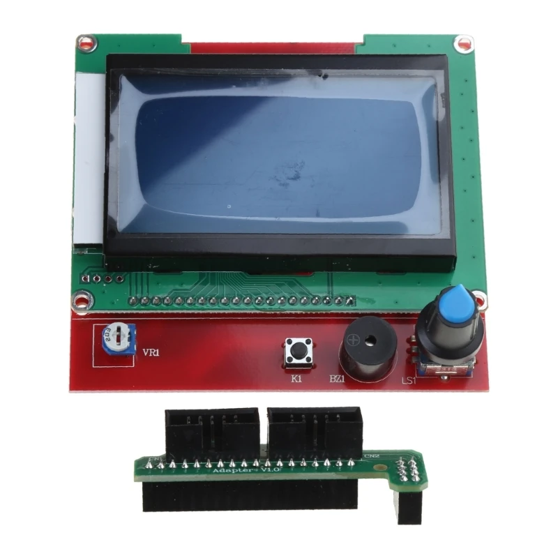 Impresora 3D LCD 2004 12864 Panel control Pantalla controlador inteligente para rampas 1.4 - imagen 4