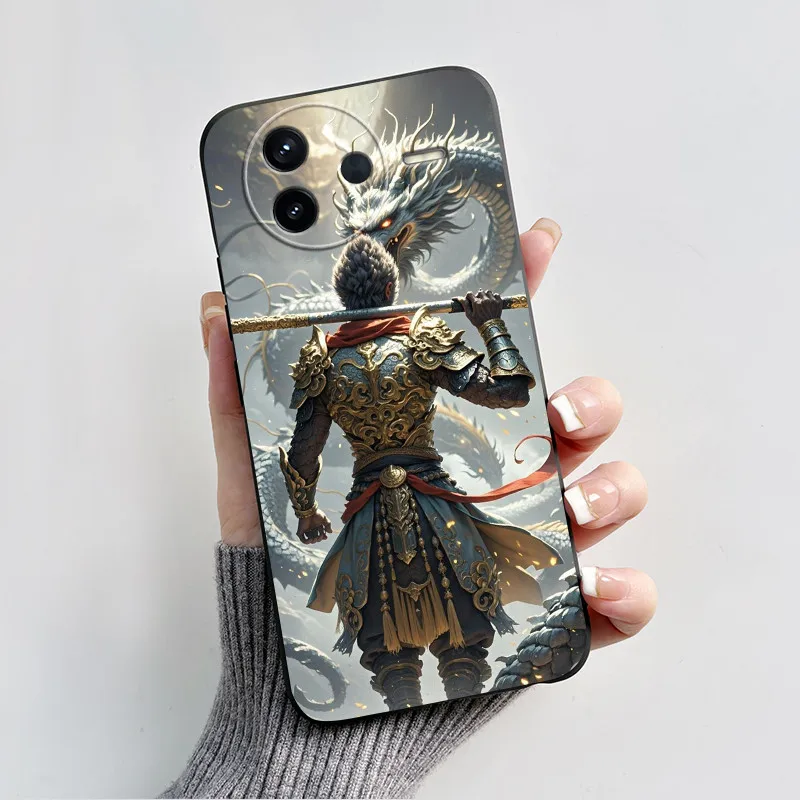 Para Poco F7 Ultra 5G Poco F7 Pro 5G carcasa Cool Black Wukong funda de teléfono de silicona suave para Redmi K80 K80 Pro 2025 contraportada - imagen 3