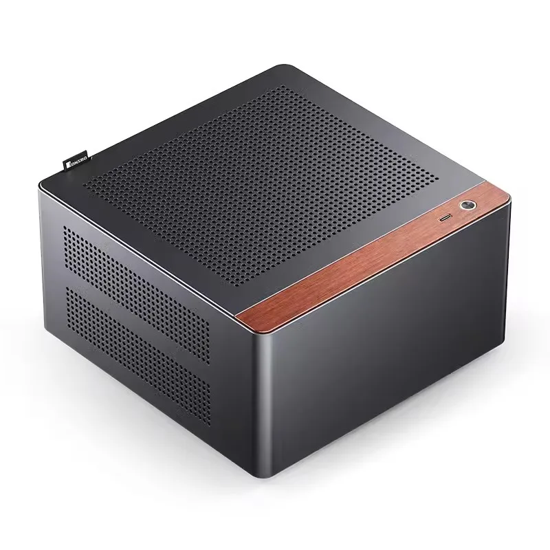 Caja JONSBO N10/NV10 MINI ITX compatible con fuente de alimentación 1U FLEX, caja de ordenador de oficina de escritorio de aleación de aluminio - imagen 4
