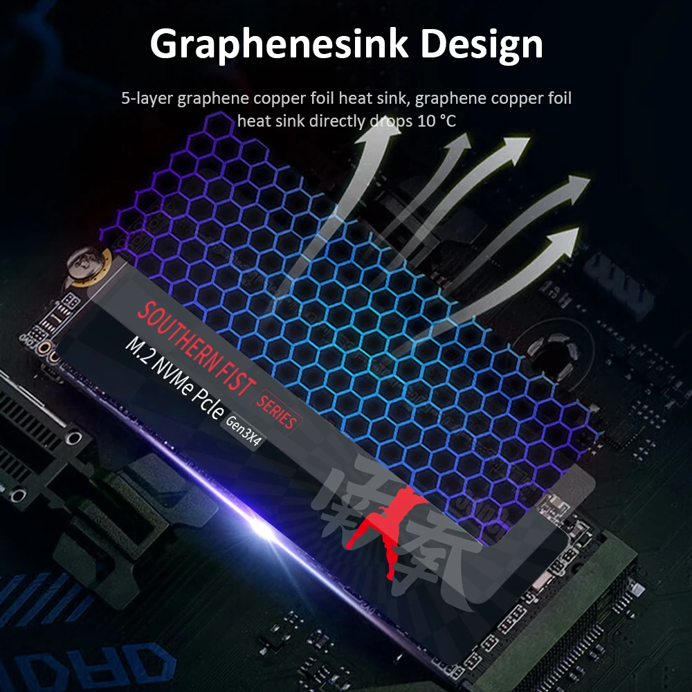 HUADISK M2 NVMe 2280 SSD 256GB 512GB 1TB M.2 PCIe NVME SSD disco duro de estado sólido para ordenador portátil y de escritorio - imagen 5