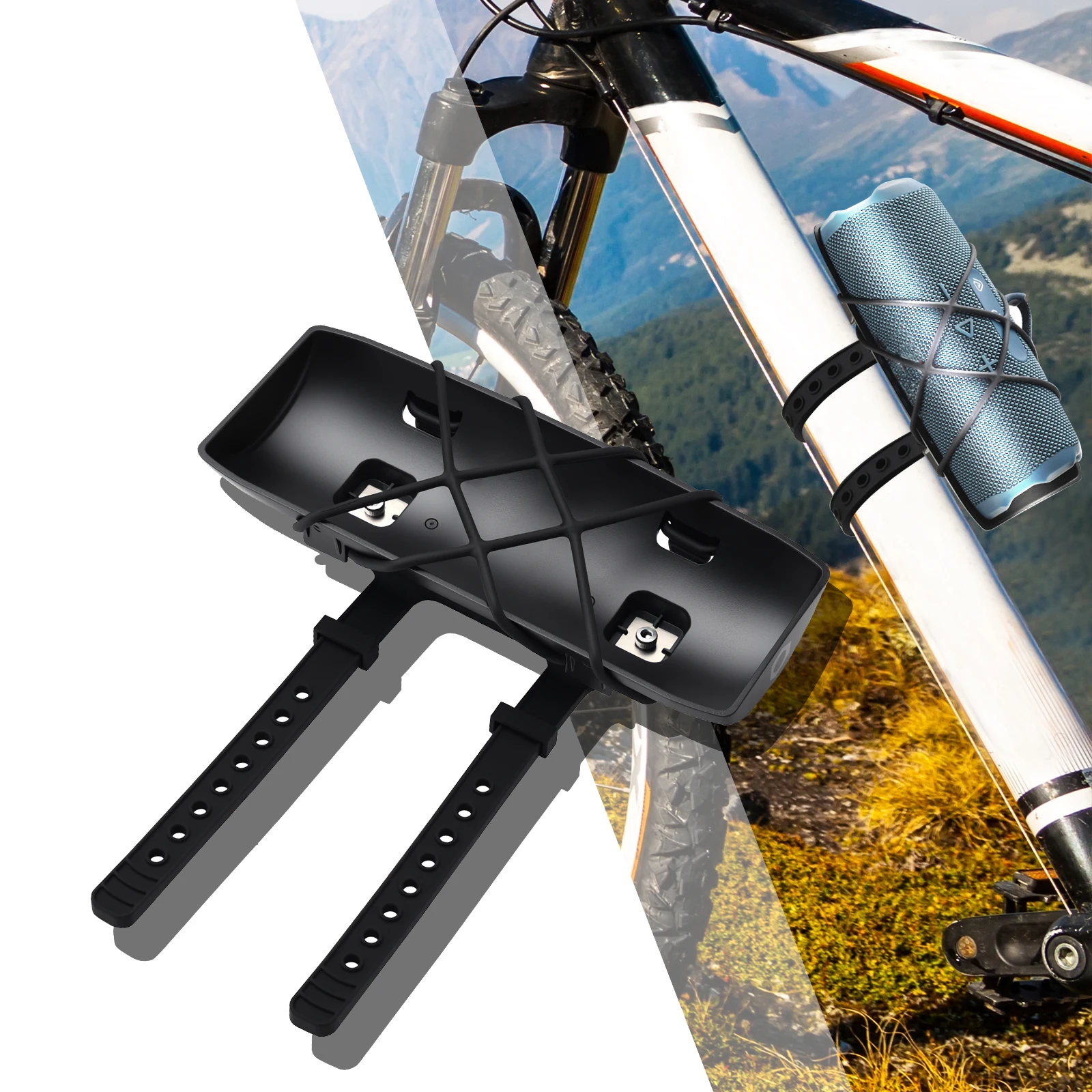 Soporte portátil para altavoz de carrito de Golf para bicicleta, soporte para altavoz para bicicleta, soporte para JBL Flip 3/4/5/6/7 y Essential 2 - imagen 4