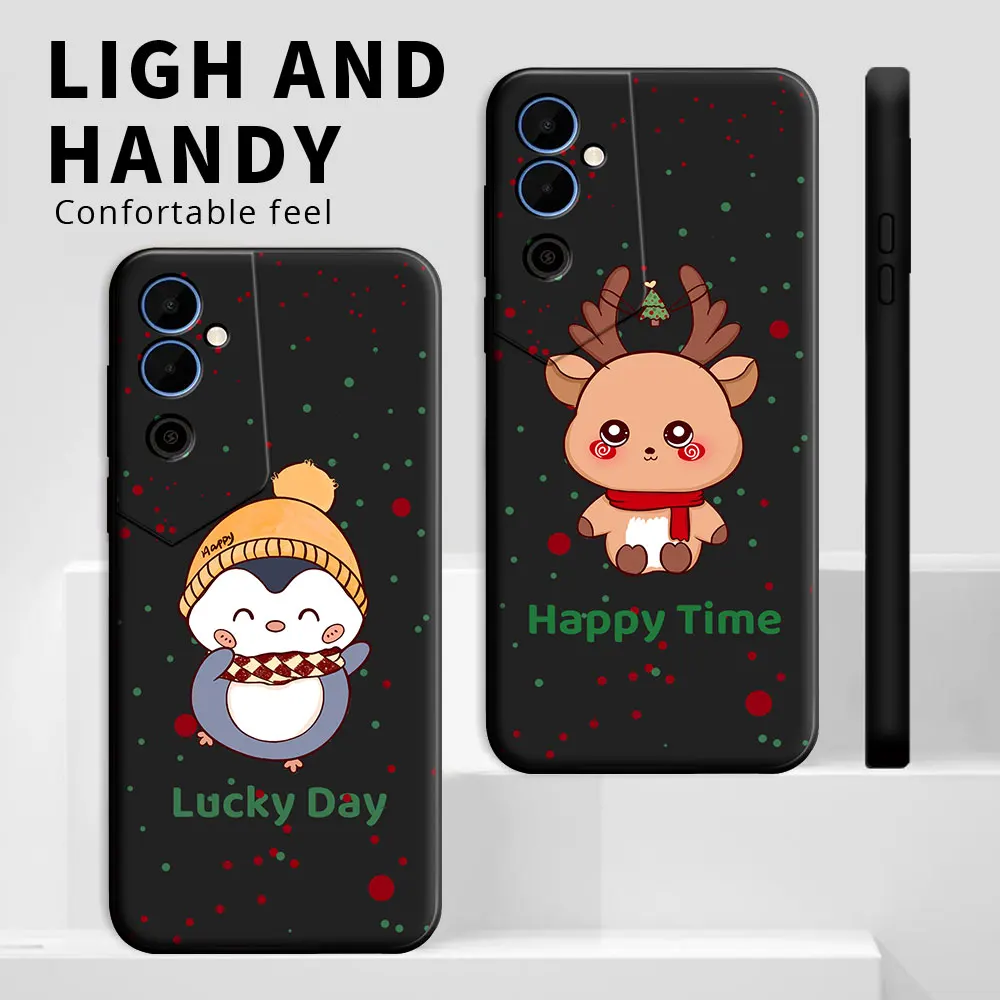 Funda de silicona a prueba de golpes para Tecno Pova Neo 2 y 3, carcasa suave con dibujos de Panda y flores para parejas - imagen 2