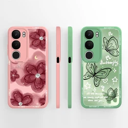 Funda Silicona Vivo Y29 – Diseño Floral Antigolpes Cámara