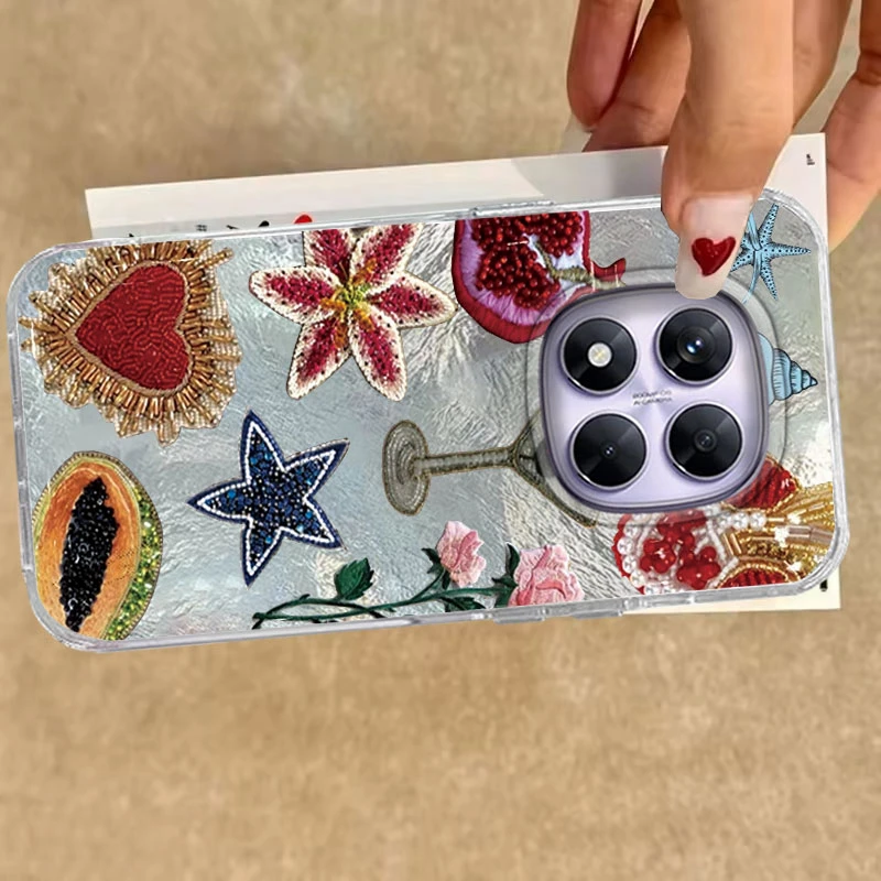 Para Redmi Note 14 13 12 11 8 9 Pro Max Plus 14S 11S 10S 9S 14C 13 9C A3 10 4G 5G Ocean Elements Sea Star carcasa de teléfono - imagen 5