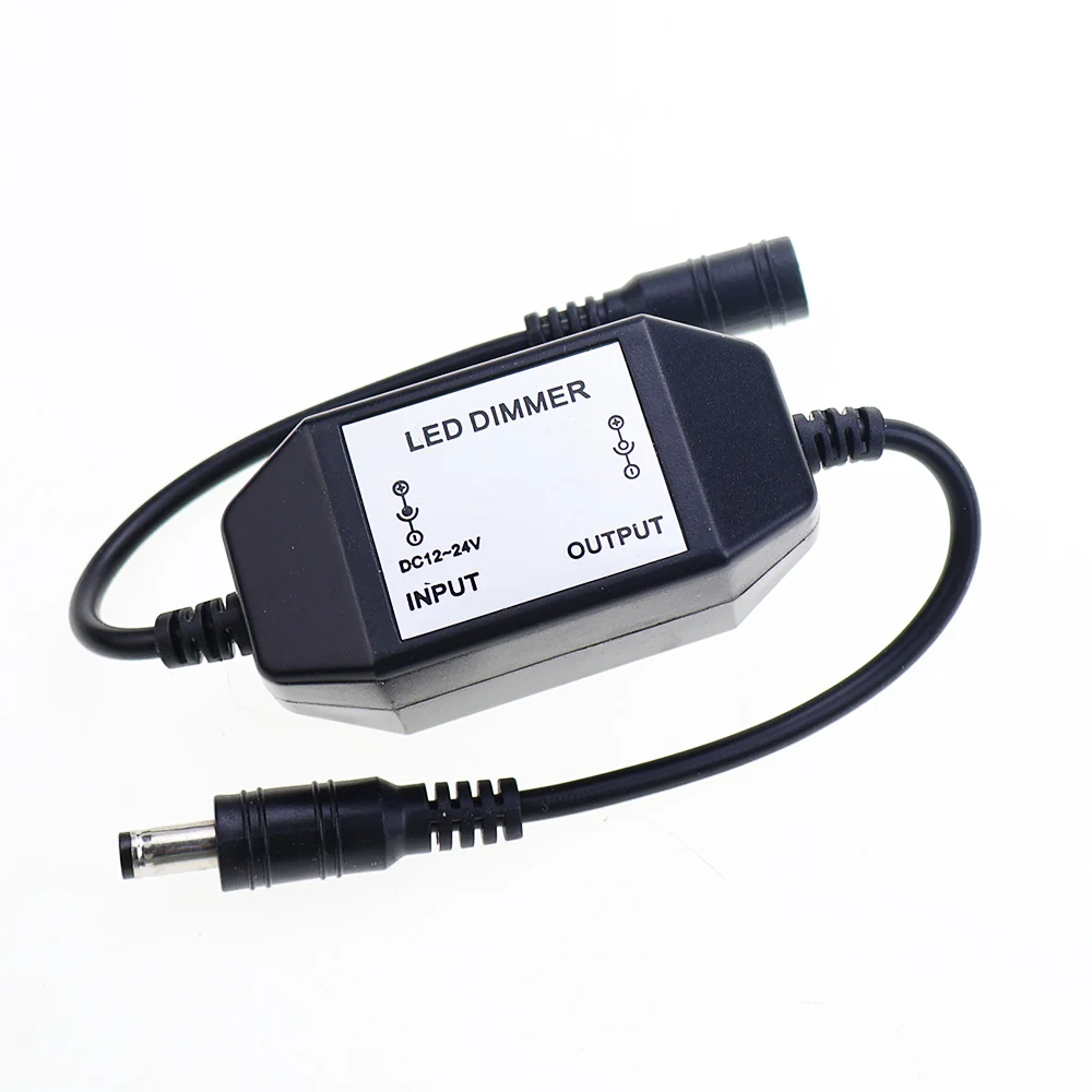 JCD-interruptor atenuador de perilla LED, cable de extensión USB hembra a macho de 5V CC con controlador giratorio, blanco y negro para tiras de luces LED - imagen 3