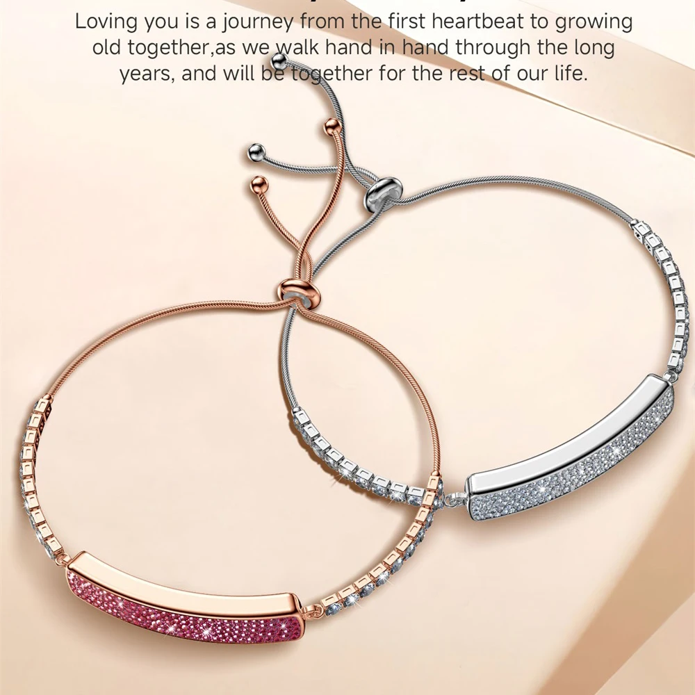 Pulsera inteligente deportiva de alto nivel para mujer, Monitor de ritmo cardíaco y sueño, correa de reloj de diamante resistente al agua hasta 5ATM, banda inteligente para chica - imagen 3