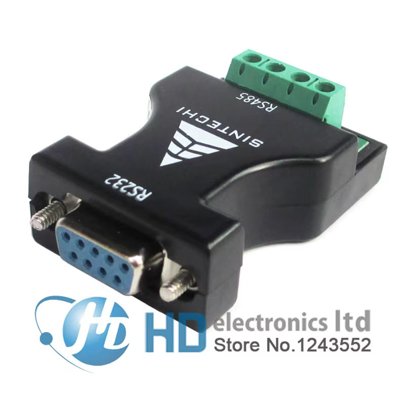 Conversor RS232 a RS485 con DB9 Macho/Hembra