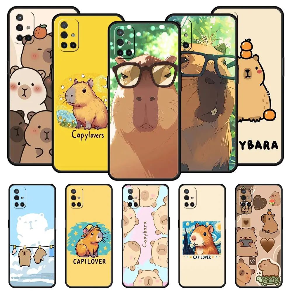 Funda de teléfono Anime Capybara Porpoise para OnePlus 13 12 11 10 9 8 7T Pro 13R 12R 10R 9RT 8T Nord N200 N30 2T CE 2 3 5G Lite